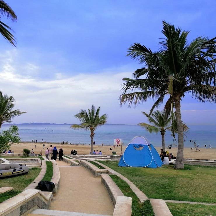 ساحل بوستان زیتون قشم- بوستان زیتون قشم