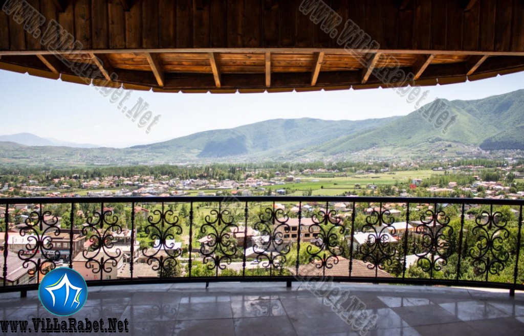 منظره ویلا در کلاردشت