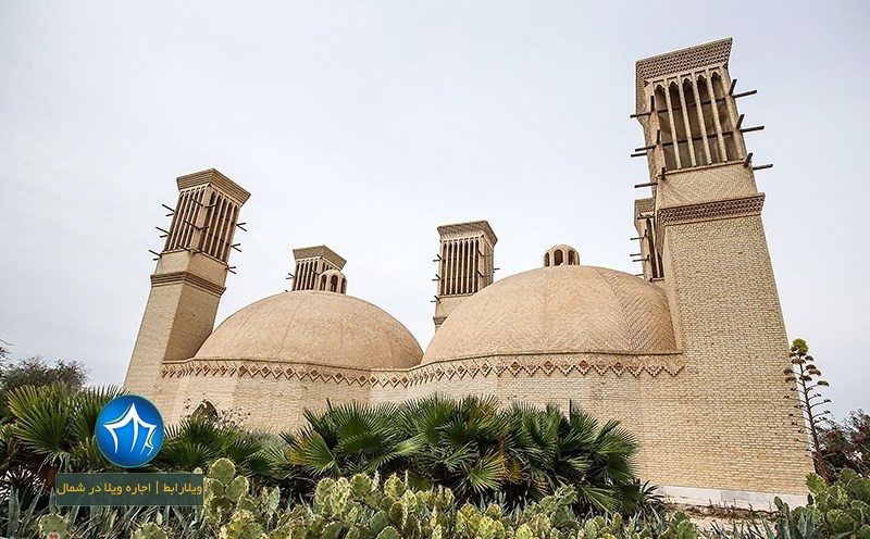 آب انبار کیش-آب انبار دوقلو کیش-آب انبار پنج بادگیر کیش-عکس از آب انبار کیش- آب انبار قدیمی کیش-تاریخچه آب انبار کیش