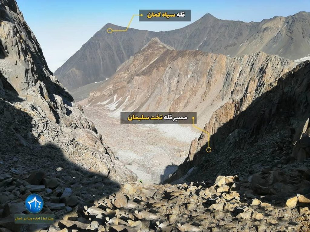 تخت سلیمان کجاست قله سیاه کمان عکس سیاه کمان تخت سلیمان کلاردشت (۲)