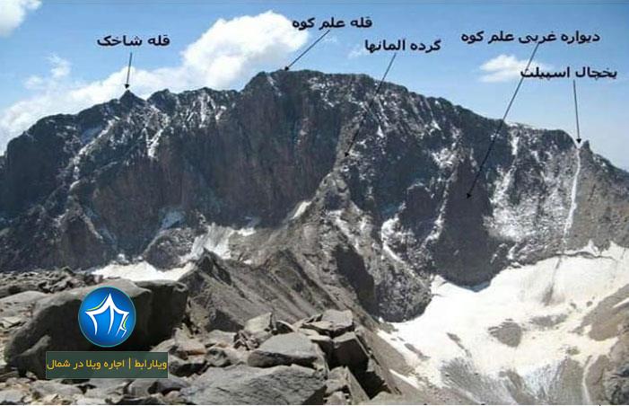 تخت سلیمان کجاست قله سیاه کمان عکس سیاه کمان تخت سلیمان کلاردشت (۳)