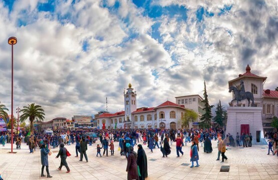 عکس میدان شهرداری رشت