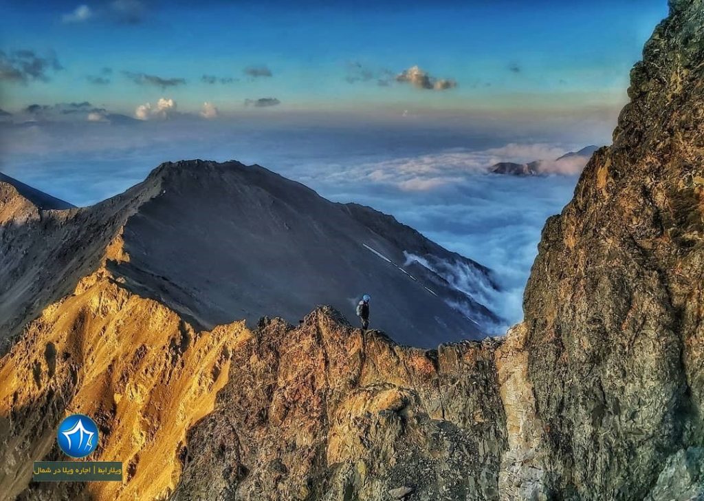 علم کوه صعود به علم کوه کلاردشت تور علم کوه بلندترین قله مازندران (۲)