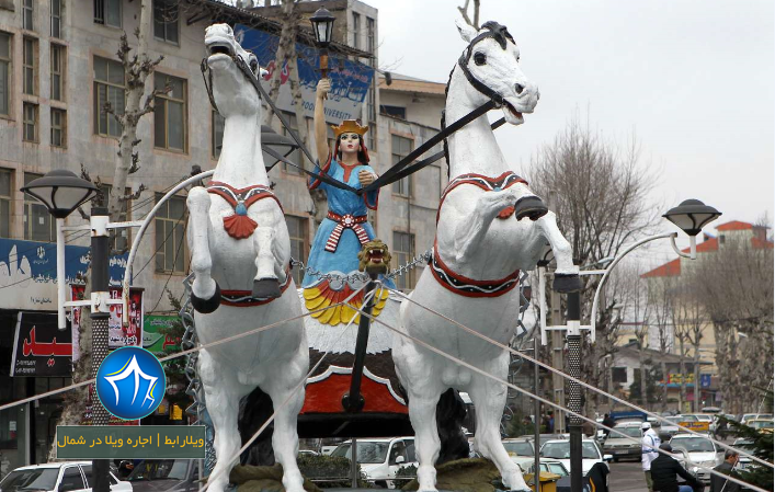 مجسمه آناهیتا در فومن - مجسمه آناهیتا فومن-عکس مجسمه آناهیتا۲