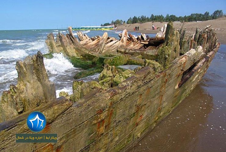 کشتی صفوی بهشهر کشتی صفوی کجاست کشتی بهشهر ویلارابط جاذبه گردشگری بهشهر ساحل بهشهر (۴)