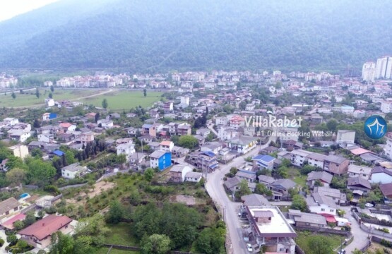 تصویر برداری هوایی پانوراما مسده نمک آبرود اجاره ویلا در مسده