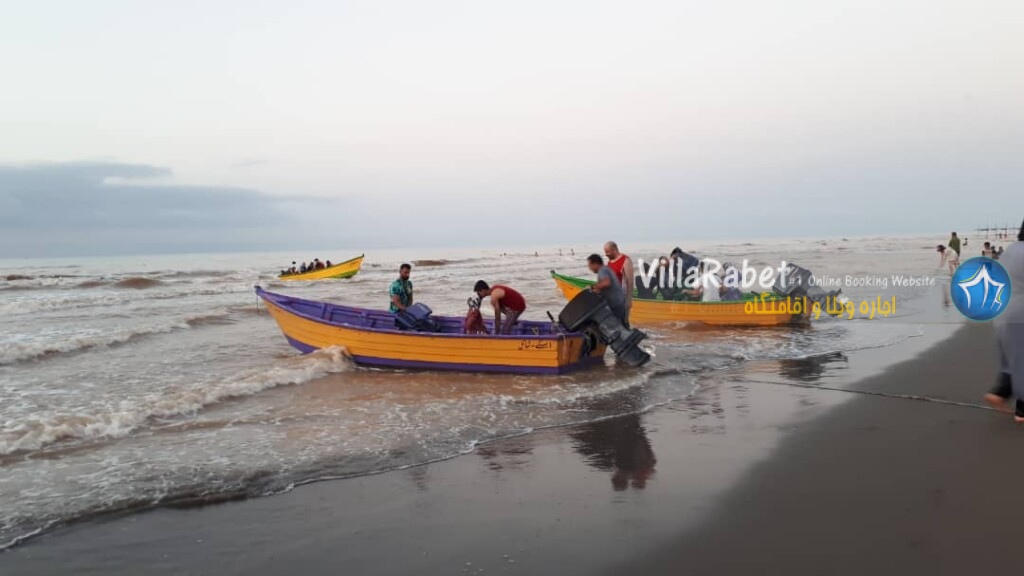 قایق سواری و جت اسکی در نوشهر