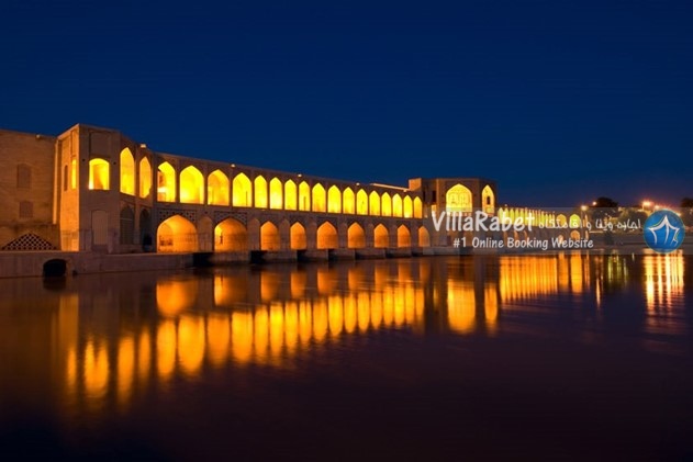 بنای شگفت انگیز پل خواجو